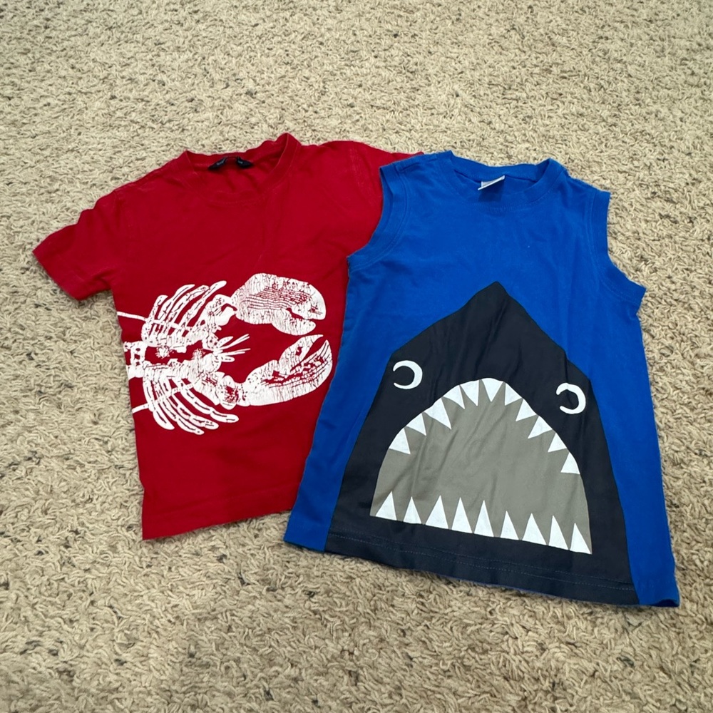 Gymboree Blue and Red Kids' Tops